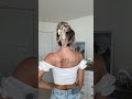 Easy Claw Clip Hairstyle | Hair Tutorial 🦋 #shorts #hairstyle