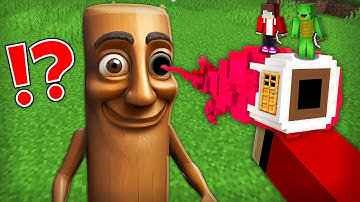 JJ and Mikey Build SECRET BASE Inside a Tung Tung Sahur