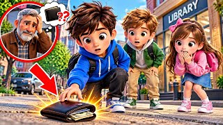 He Found a Lost Wallet… What He Did Next Was Amazing! 😱 #Story #Animation #EnglishStory News