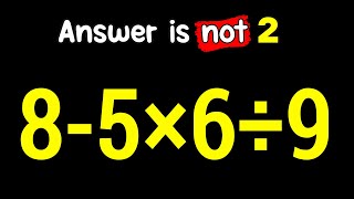 Your Brain Wants The Wrong Answer Here