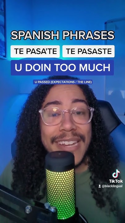You doing too much in Spanish - YouTube - You Always Do Too Much In Spanish