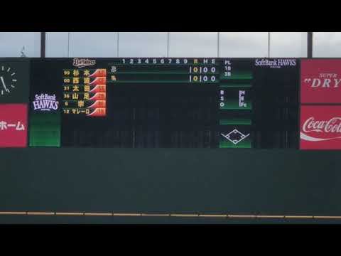 2019.6.28  ウエスタンリーグ公式戦  福岡ソフトバンクホークスvsオリックスバッファローズ  スターティングラインナップ