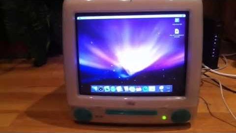 Mac OS X Leopard on the Blueberry iMac G3?!