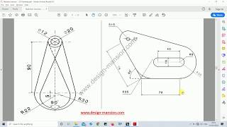 CATIA V5 Tutorial || CATIA V5 || Sketcher Exercise - 12