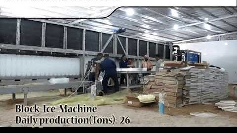 26T Direct Refrigeration Block Ice Machine