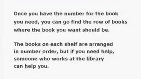 IADT Library Tutorials: OCLC Introducing the Dewey Classification System