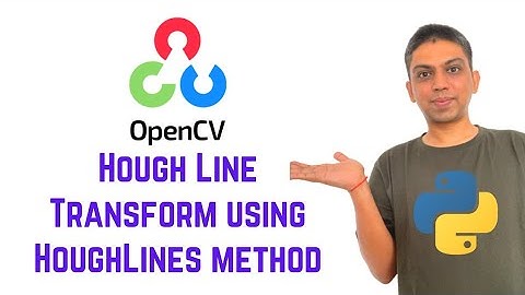 OpenCV Python Tutorial For Beginners 29 - Hough Line Transform using HoughLines method in OpenCV