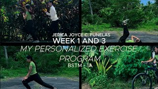 [Week 1&3] FUNELAS, JERICA JOYCE C. (EXERCISE PROGRAM PRESENTATION)