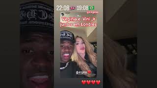 Virginia E Vini Jr Juntinhos Em Londres