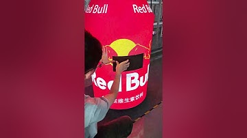 What can such a large can-shaped LED display be used for#eagerled #ledscreen #leddisplay