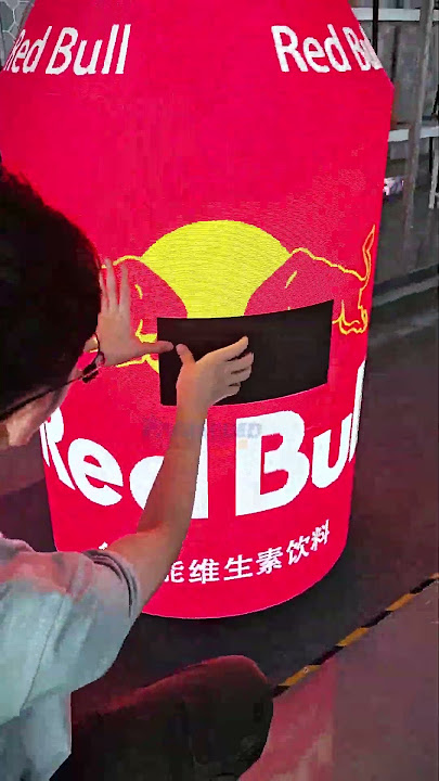 What can such a large can-shaped LED display be used for#eagerled #ledscreen #leddisplay