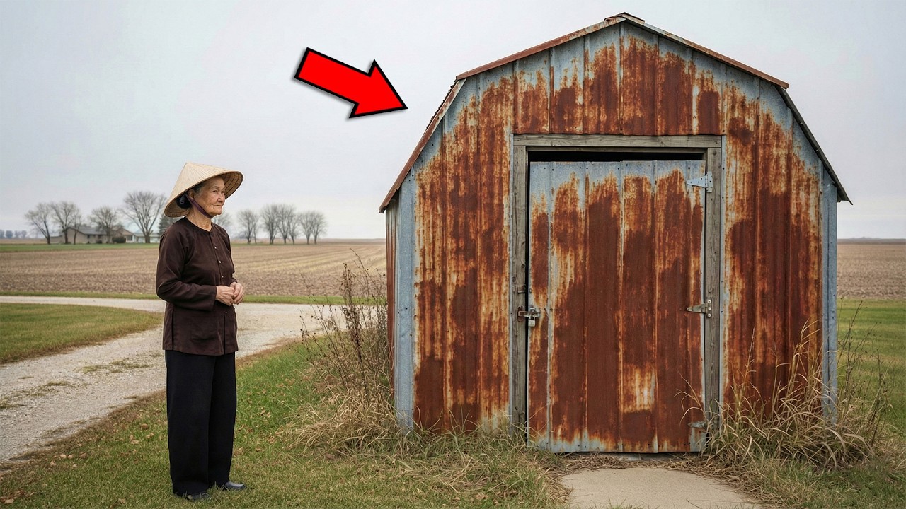 Chồng qua đời chỉ để lại căn kho rỉ sét — Nhưng khi bà lão mở cửa ra, cả cuộc đời lập tức đảo lộn!