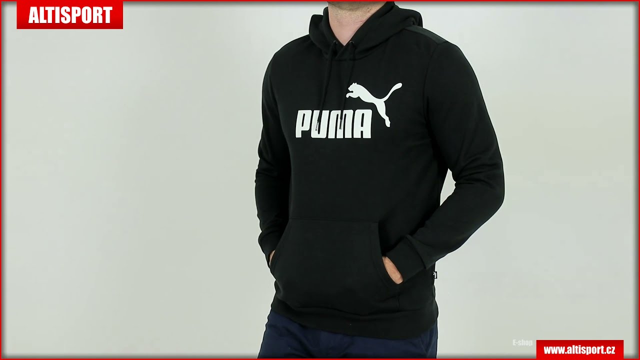 pánská mikina puma ess big logo hoodie 