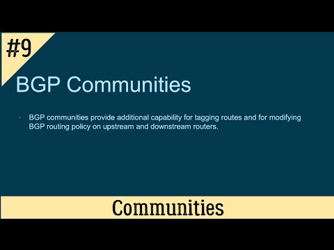?  CCNP ENCOR - BGP Communities  ✅??