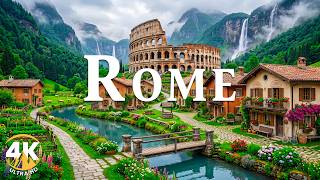 Rome Italy 4K | Colosseum Arches, Golden Piazzas and Stone Lanes | Eternal City Dream at Sunrise