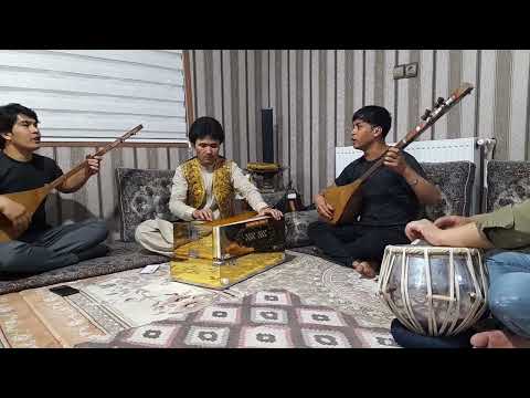 آهنگ بلبل به لب چشمه به صدای احمد غلامی خیرالله امیری و هارمونیه نوازی عارف شاداب