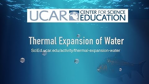 Thermal Expansion of Water Activity from UCAR SciEd