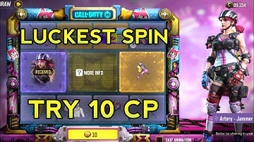 CROSSOVER DRAW CODM | CROSSOVER LUCKY DRAW COD MOBILE | TRY 1 SPIN CROSSOVER DRAW
