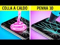 PISTOLA PER COLLA A CALDO vs PENNA 3D! Creazioni & Trucchi Geniali