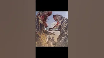 Which One Would Win In A Fight Dinosaur Prehistoric Extinct Trex Giganotosaurus Shorts 