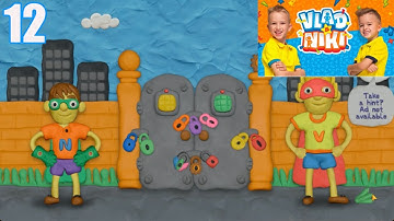 Vlad and Niki 12 Locks Level 12 Walkthrough - Help the superheroes open the door (RUD Present)