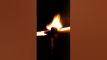 Burning matchstick under macro Asmr #macro #asmr #burn