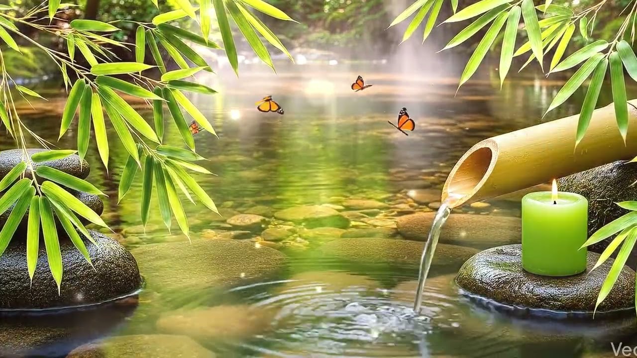 Relaxing Music Therapy - Soft Piano & Water Sounds for Stress Relief and Deep Sleep