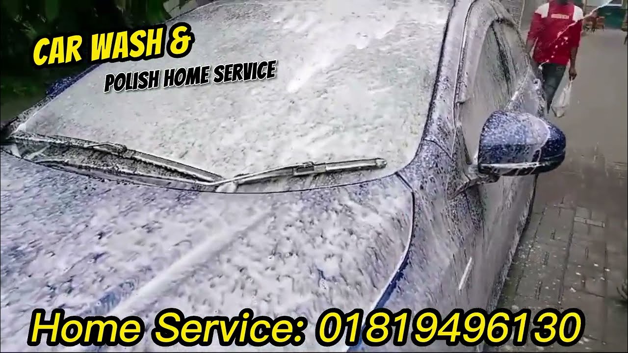 Dhaka car wash and polish | Best car Wash and polish | Car Wash and Polish home service | Car polish