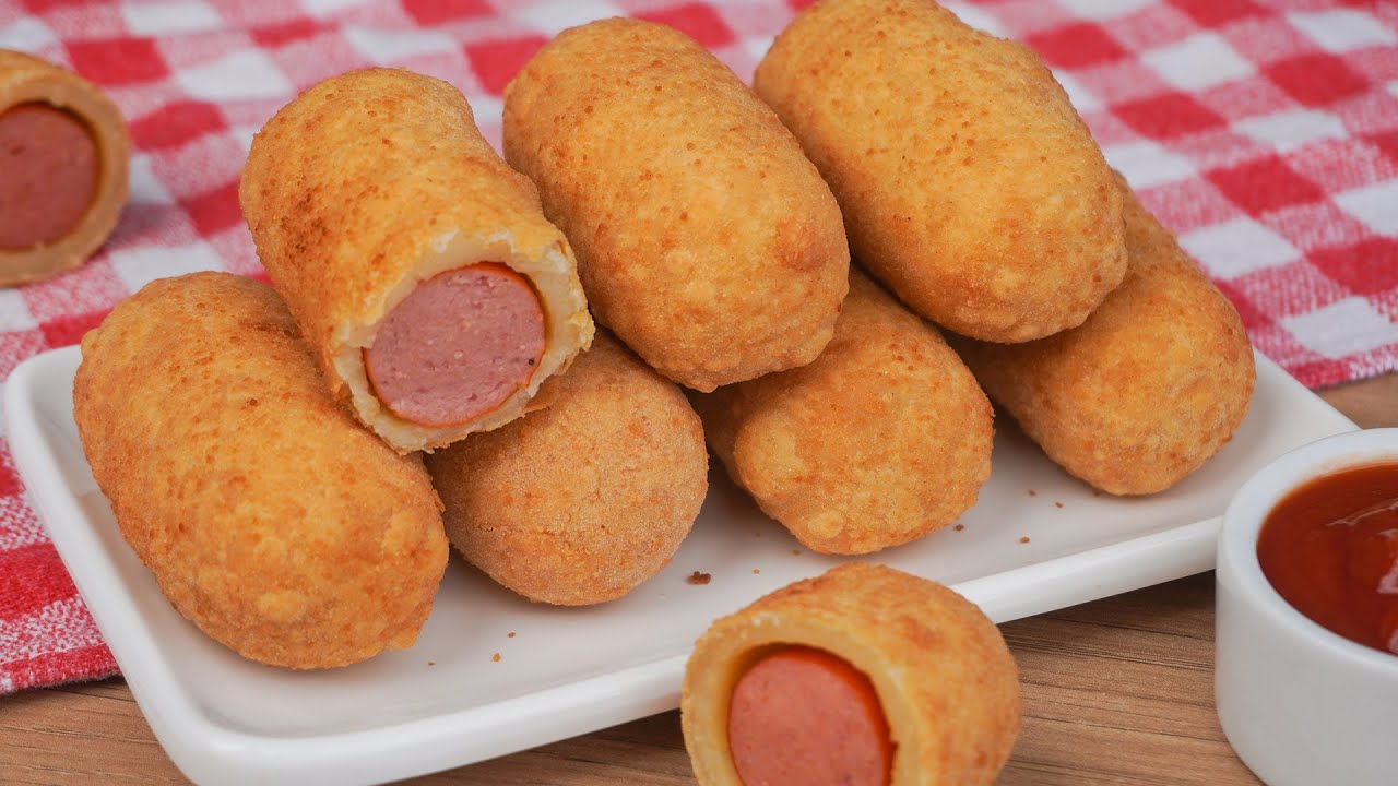 ENROLADINHO DE SALSICHA I RECEITA SIMPLES E FÁCIL