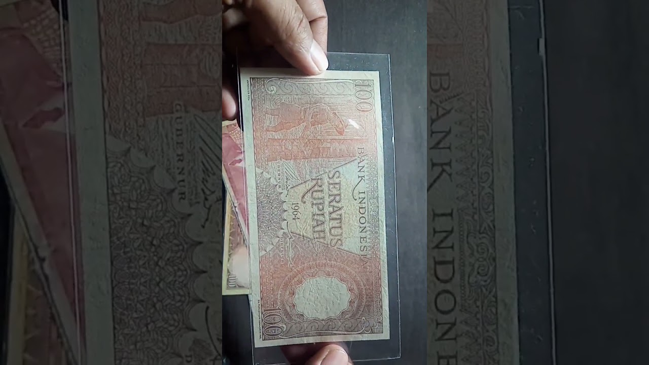 uang kuno 100 rupiah 1964 seri pekerja 