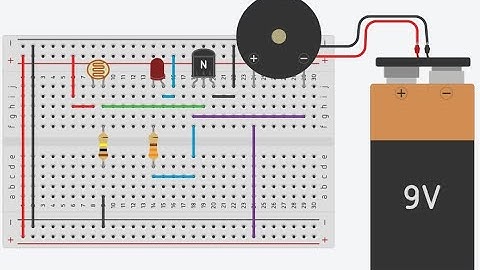 Detector o sensor de luz audible