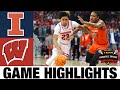 13 illinois vs wisconsin highlights  2024 big ten mens basketball championship