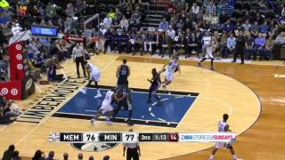2015-11-15 NBA RS Nemanja Bjelica vs Memphis