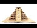 Como hacer la piramide de los nichos con cartón