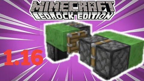 Minecraft Bedrock: 2 Way Flying Machine Tutorial! All Bedrock Platforms! (1.16)