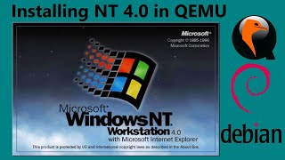 Install Windows NT 4.0 in QEMU with SSH and VNC (Debian/Ubuntu)