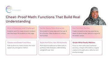 Cheat Proof Math: Functions That Build Real Understanding
