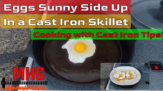 Cook Eggs in a Cast Iron Skillet Without Sticking - Rivers Family Farm