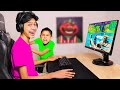 IGNORING my Little Brother while Playing Fortnite! (ANGRY)