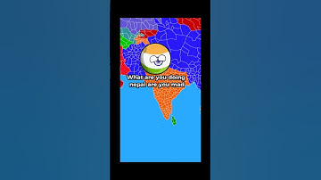 If Nepal made an empire|| Countries in a nutshell Part-1 || #shorts #viral #geography   #ww3