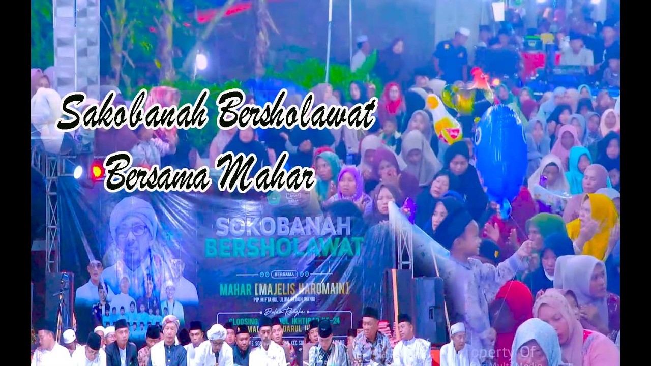 SAKOBANAH TENGAH BERSHOLAWAT