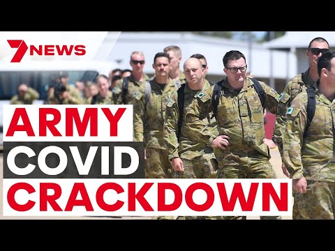 ARMY COVID CRACKDOWN | Soldiers deployed across Syndey to enforce NSW lockdown restrictions | 7NEWS