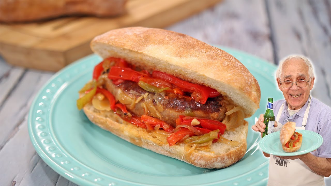 Sausage and Peppers Sandwich | OrsaraRecipes