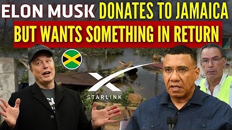 Elon Musk Helps Jamaica After Hurricane Melissa But Wants Something In Return