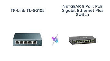 TP-Link TL-SG105 vs NETGEAR GS308EP | Gigabit Ethernet Switch Comparison