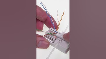 How to Wire Up #Ethernet Wall Jacks (Cat5e / #Cat6 / Cat7 keystone jack wiring tutorial) #rj45 #diy