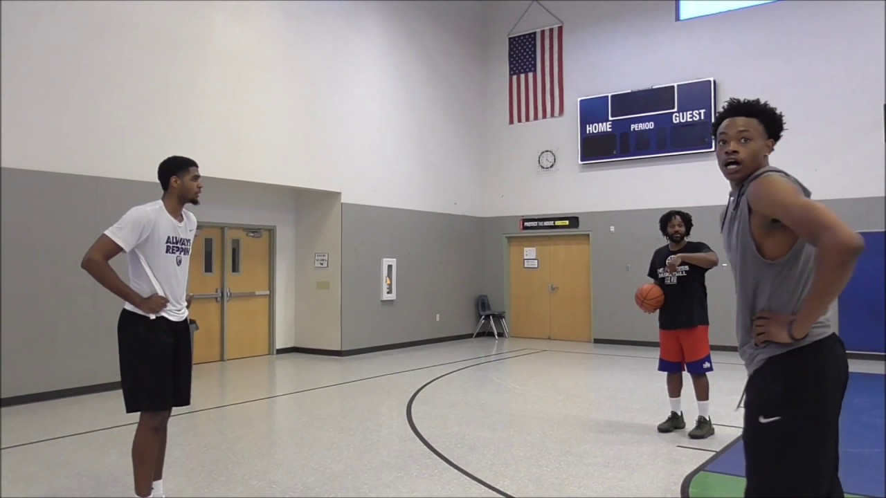 The Process Basketball vs College D2 Player of the Year Adonis Arms