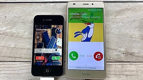 Honor 5C,IPhone 4S/ Incoming Call/ Call Phone/ Mobile Calls/ IPhone vs Android