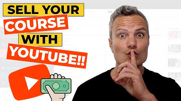 How To Sell An Online Course Using YouTube (EVERGREEN Sales)