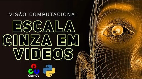 VISÃO COMPUTACIONAL COM OPENCV -  Escala Cinza em videos